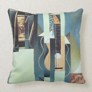 Untitled (oil on canvas) cushion