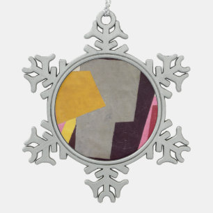 Untitled Snowflake Pewter Christmas Ornament