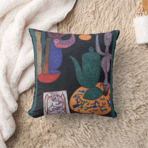 Untitled (Still life) by Paul Klee, Abstract Art Cushion