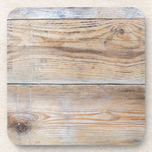 Untreated wood coaster