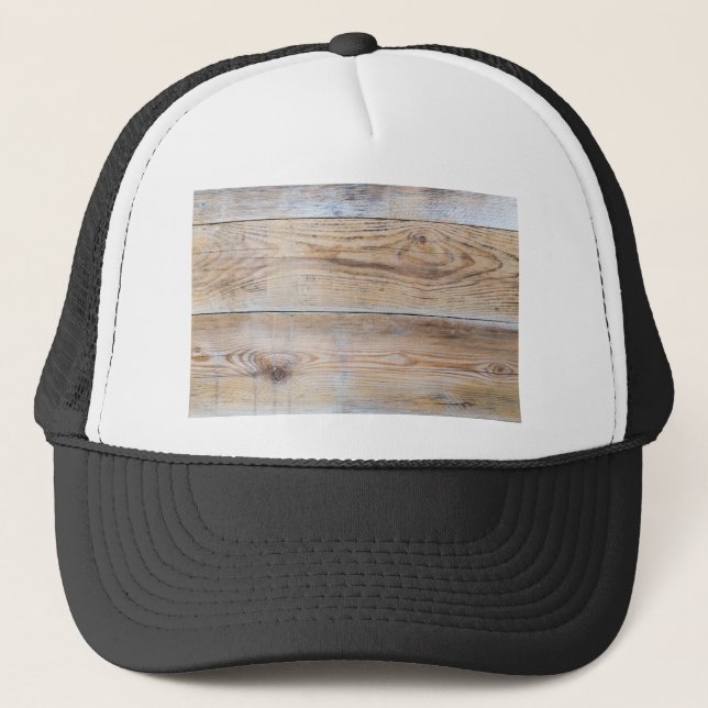Untreated wood trucker hat (Front)