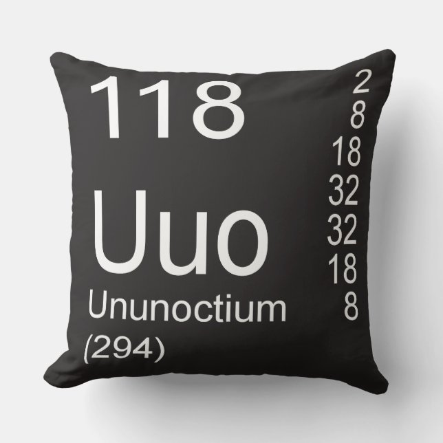 Ununoctium Cushion (Front)