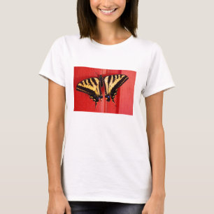 unusual background swallowtail butterfly T-Shirt