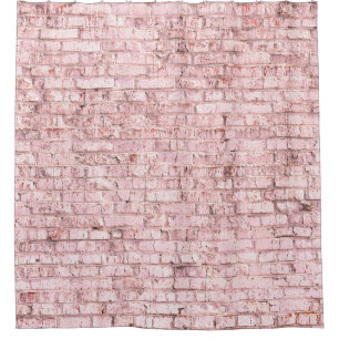Unusual bright saturated abstract pink background  shower curtain