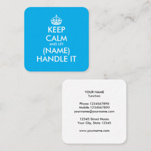 Unusual but memorable business card for freelancer