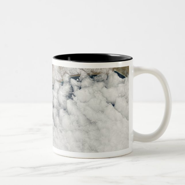Unusual cloud formations Two-Tone coffee mug (Right)