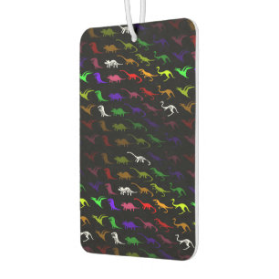 Unusual cool rainbow colourful cute dinosaur car air freshener