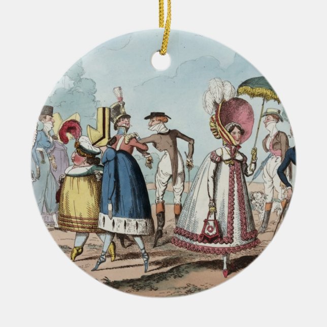 Unusual Fashions ornament (Front)
