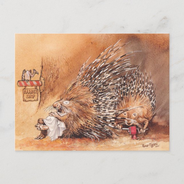 unusual haircut postcard (Front)