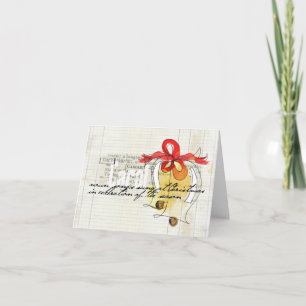 unusual merry christmas doodle card