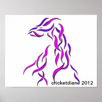 Unusual Ribbon Dragon - CricketDiane 2012 Poster