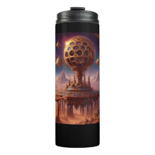 Unusual Spherical Structure On A  Desolate Planet Thermal Tumbler