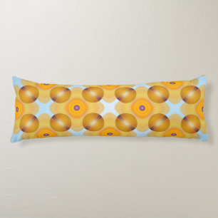 Unusual Yellow Geometric Body Cushion