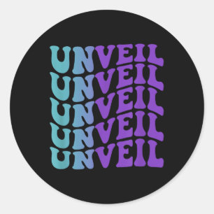 Unveil, Mental Health Awareness Classic Round Sticker