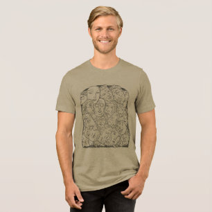 Unveil Your Retro Chic with Leo Gestel’s ‘Maskers’ Tri-Blend Shirt