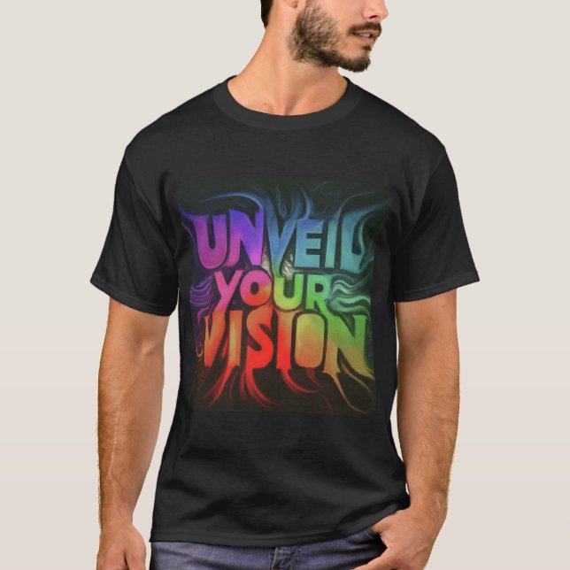 Unveil Your Vision Design men's  T-Shirt (Front)