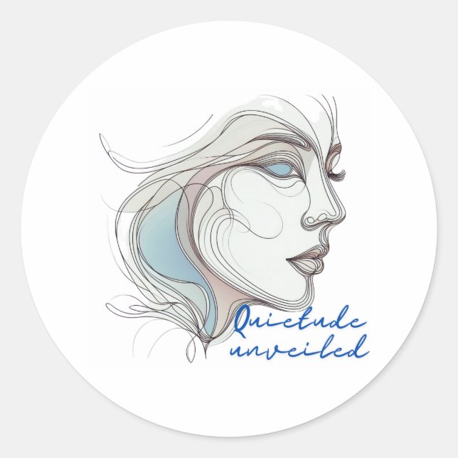  Unveiled Latte  Classic Round Sticker (Front)