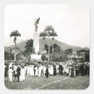 Unveiling of War Memorial Square Sticker