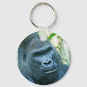 Unwavering Strength Silverback Gorilla Kito Key Ring