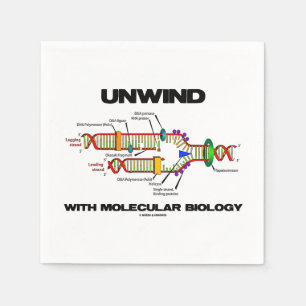 Unwind With Molecular Biology DNA Replication Napkin