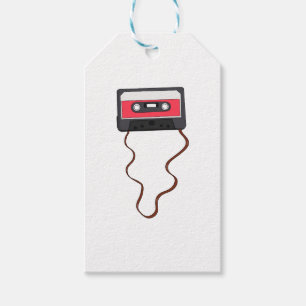 Unwound Cassette Tape Mixtape Retro Vintage Gift Tags
