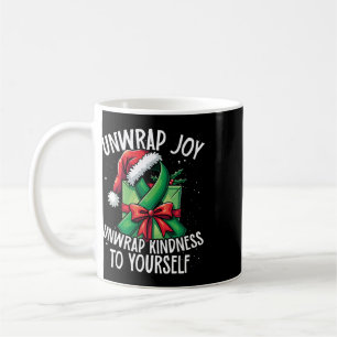 Unwrap Joy Kindness To Yourself Mental Health Chri Coffee Mug
