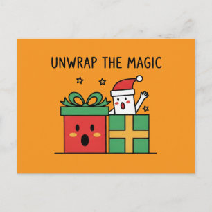 Unwrap the Magic Christmas Postcard