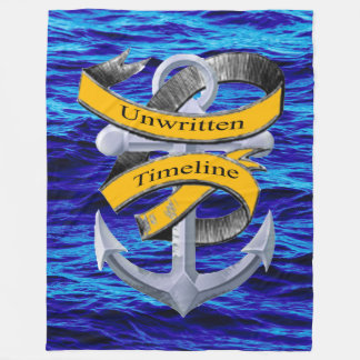 Unwritten Timeline Fleece Throw Blanket