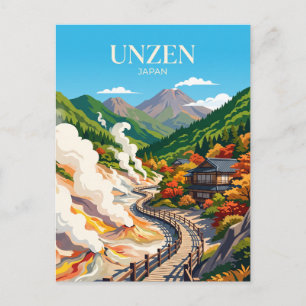 Unzen Japan Postcard