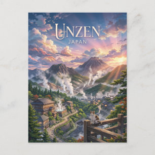 Unzen Japan Postcard