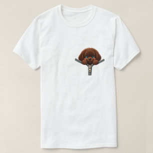 Unzipped Heart, Full of Newfie Love T-Shirt