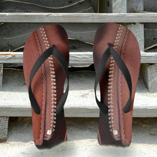 Unzipped Leather Thongs
