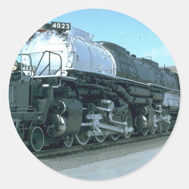 UP 4-8-8-4 "Big Boy" Classic Round Sticker (Front)