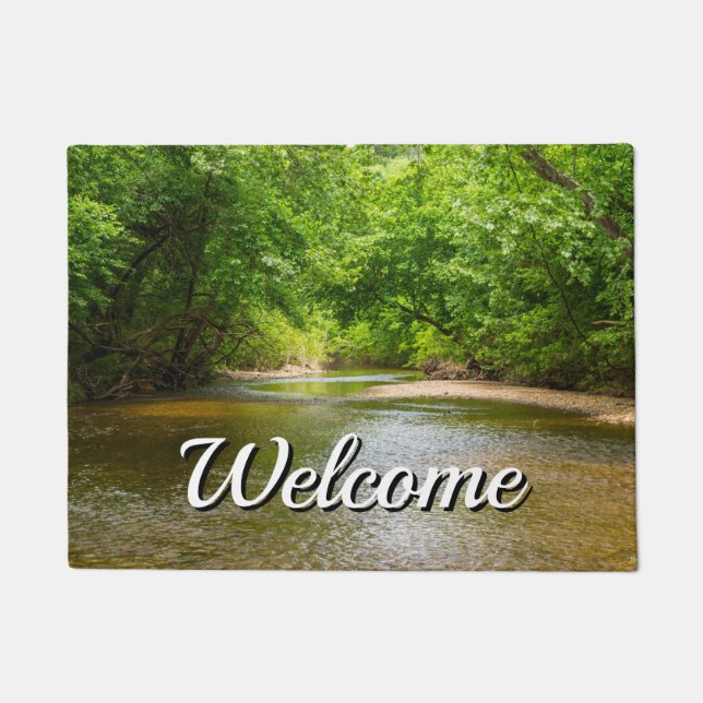 Up A Creek Welcome Doormat (Front)