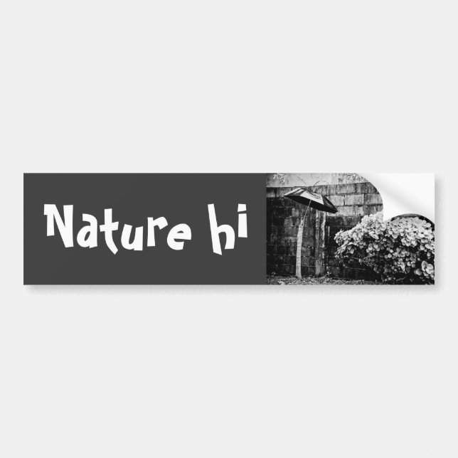up against the rain bumper sticker (Front)