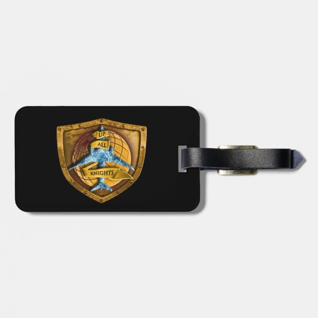 Up All Knights Luggage Tags (Back Horizontal)