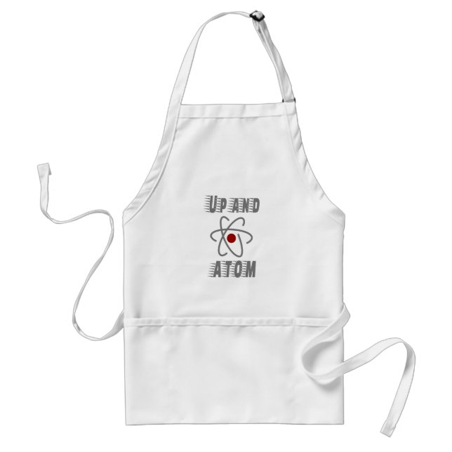 Up and ATOM, Science Humour Pun Funny Standard Apron (Front)
