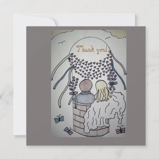 Up and Away in a Hot Air Balloon Save The Date (Front)