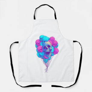Up and Bone � Funny Floating Skull Apron