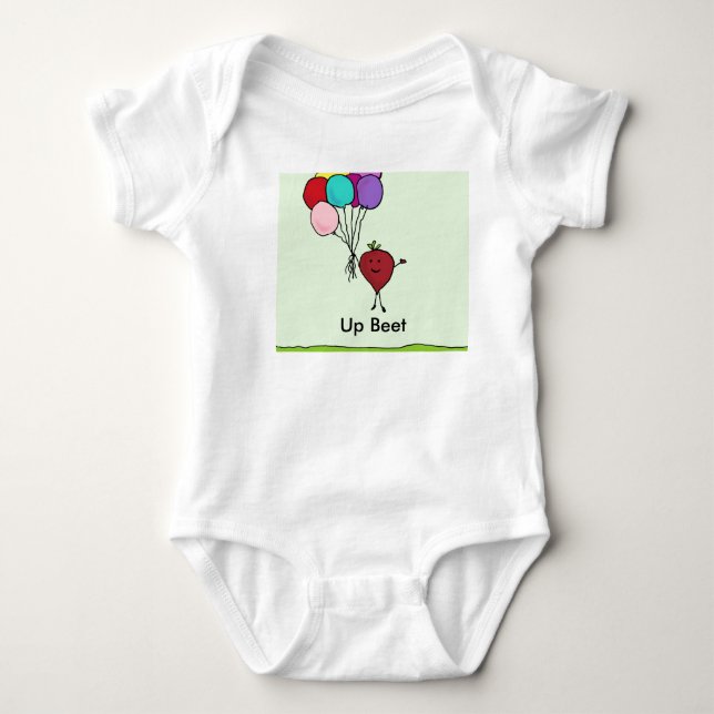 Up Beet Baby Bodysuit (Front)