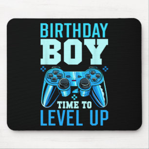 Up Birthday Boy Matching Gamer Party - Clic Fit1 Mouse Pad