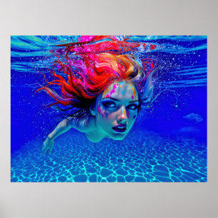 “Up Close and Personal” - A Chromatic Portrait Poster