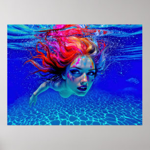 “Up Close and Personal” - A Chromatic Portrait Poster