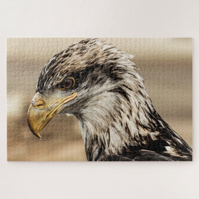 Up Close Eagle Photo Jigsaw Puzzle (Horizontal)