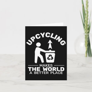 Up-cycling Recycling Environmental Protection Card