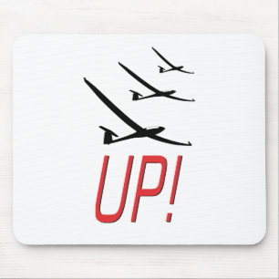 UP ! Glider Sailplane Mouse Pad