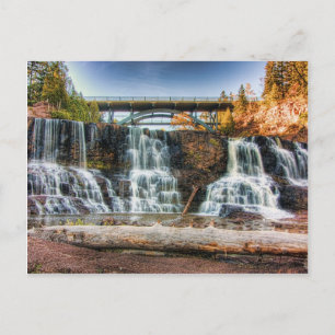 Up Gooseberry Falls Postcard