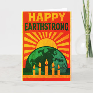 Up! Happy Earthstrong Thank You Card