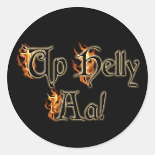 Up Helly Aa! Classic Round Sticker