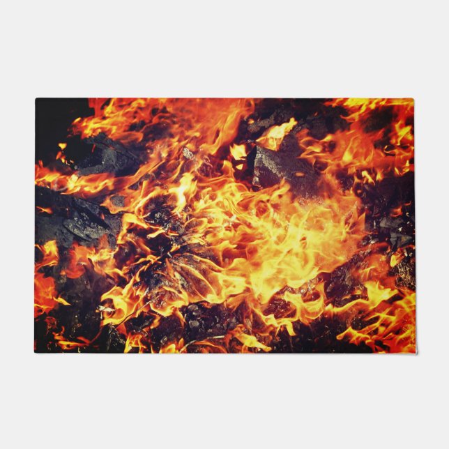 Up in flames doormat (Front)
